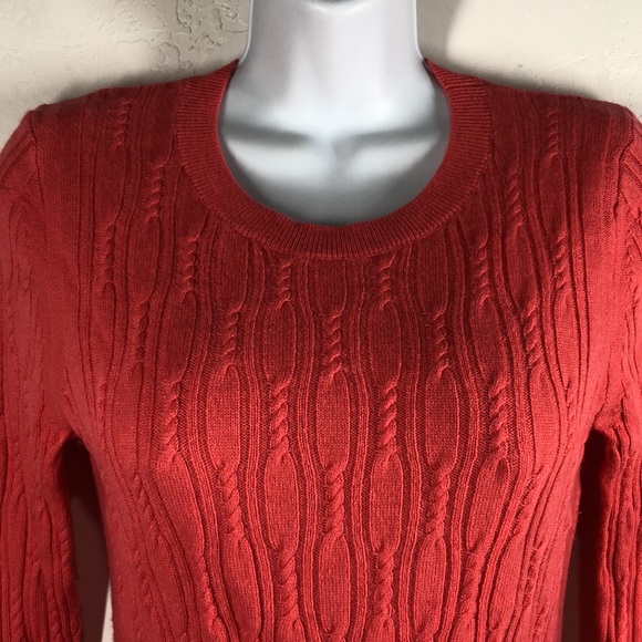 Banana Republic with Italian yarn by Filpucci coral sweater size small - Picture 2 of 10